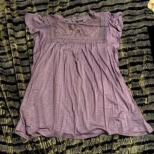 Purple Flowy top